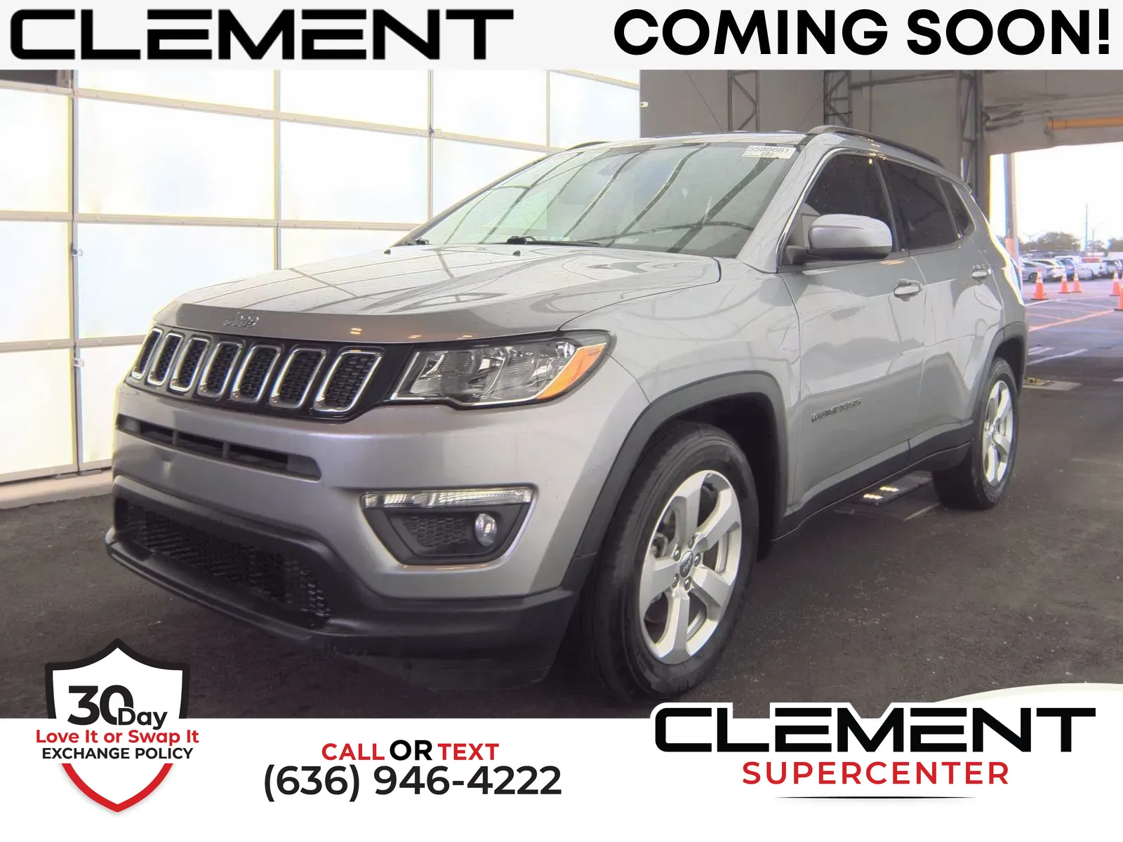 Silver 2019 Jeep Compass Latitude for sale in Florissant, MO