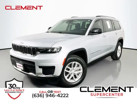 Silver 2023 Jeep Grand Cherokee L Laredo for sale in Florissant, MO
