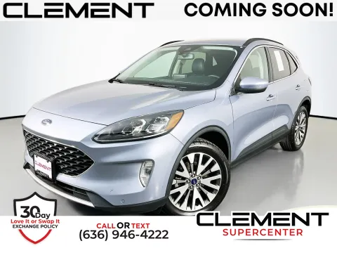 Silver 2022 Ford Escape Hybrid Titanium for sale in Florissant, MO