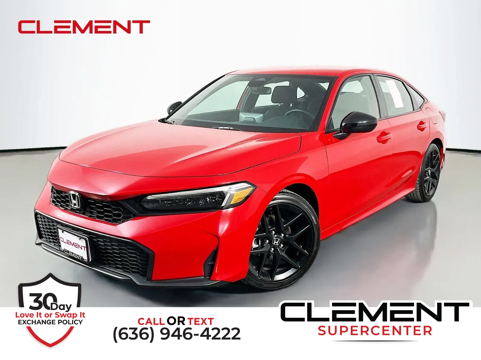 Red 2025 Honda Civic Sport for sale in Florissant, MO