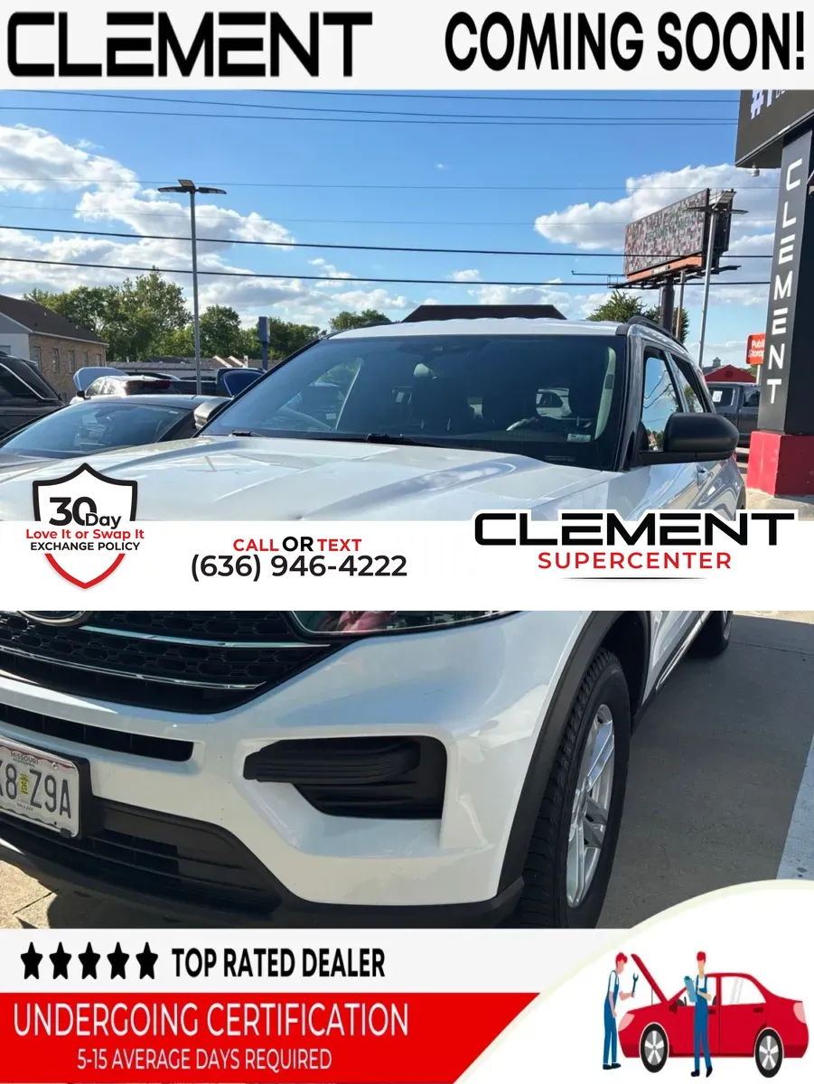 White 2020 Ford Explorer XLT for sale in Florissant, MO