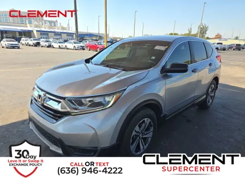 Silver 2017 Honda CR-V LX for sale in Florissant, MO