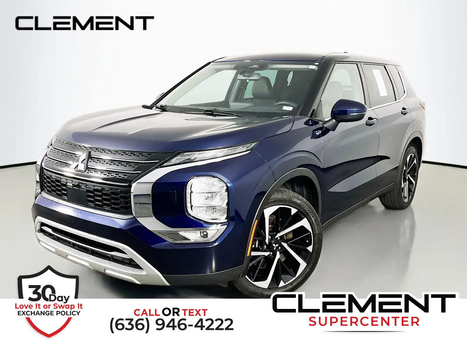 Blue 2023 Mitsubishi Outlander SE for sale in Florissant, MO