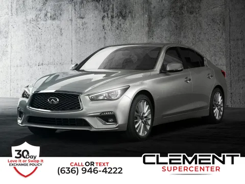 White 2019 INFINITI Q50 3.0t LUXE for sale in Florissant, MO