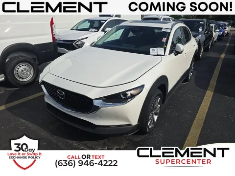White 2024 Mazda CX-30 2.5 S Preferred Package for sale in Florissant, MO