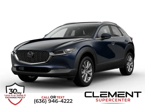 White 2024 Mazda CX-30 2.5 S Preferred Package for sale in Florissant, MO