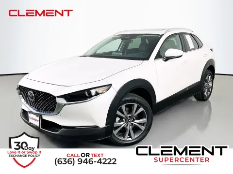 White 2024 Mazda CX-30 2.5 S Preferred Package for sale in Florissant, MO