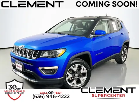 Blue 2019 Jeep Compass Limited for sale in Florissant, MO