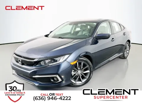 Blue 2020 Honda Civic EX for sale in Florissant, MO