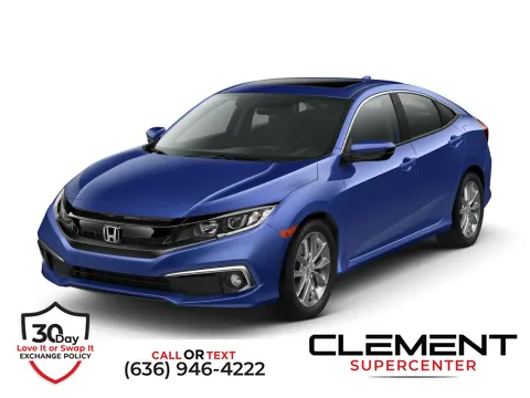 Beige 2020 Honda Civic EX for sale in Florissant, MO