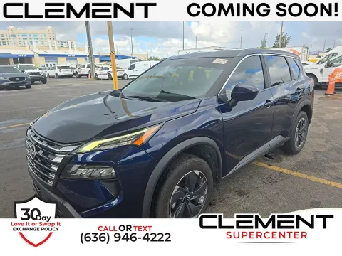 Blue 2024 Nissan Rogue SV for sale in Florissant, MO