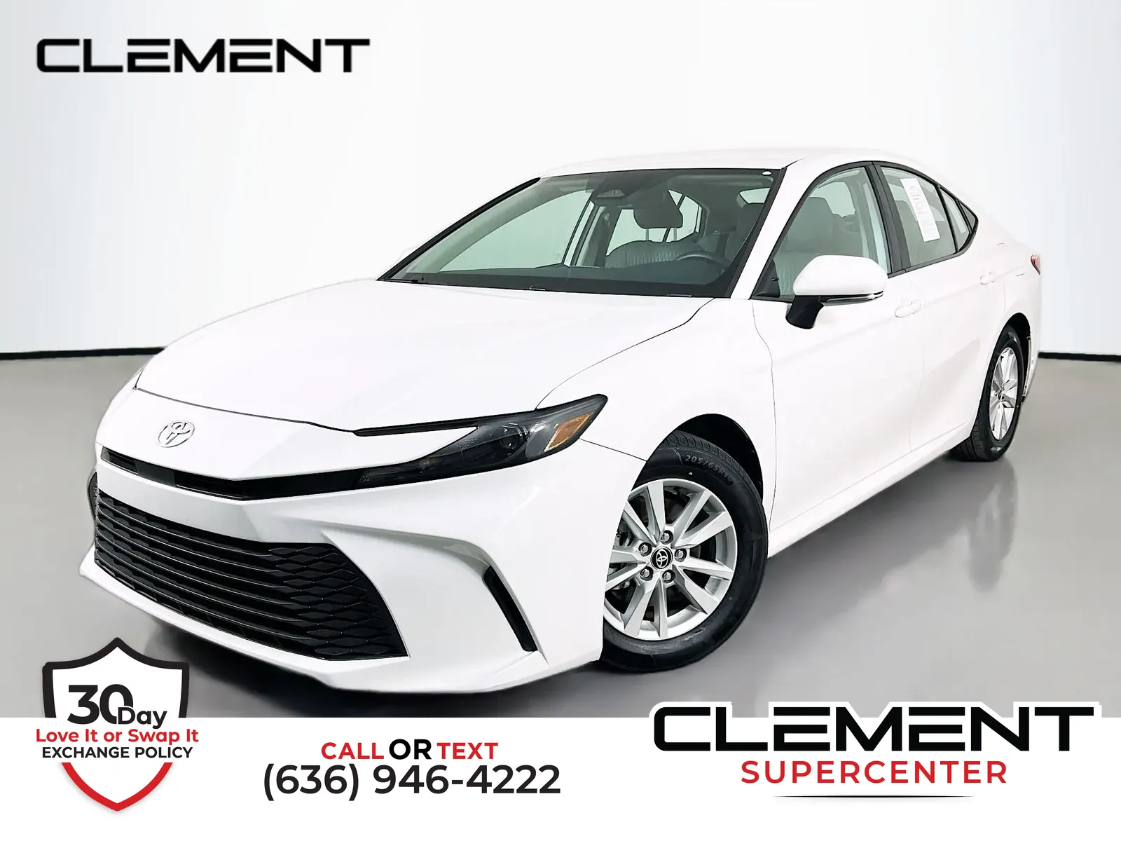 White 2025 Toyota Camry LE for sale in Florissant, MO