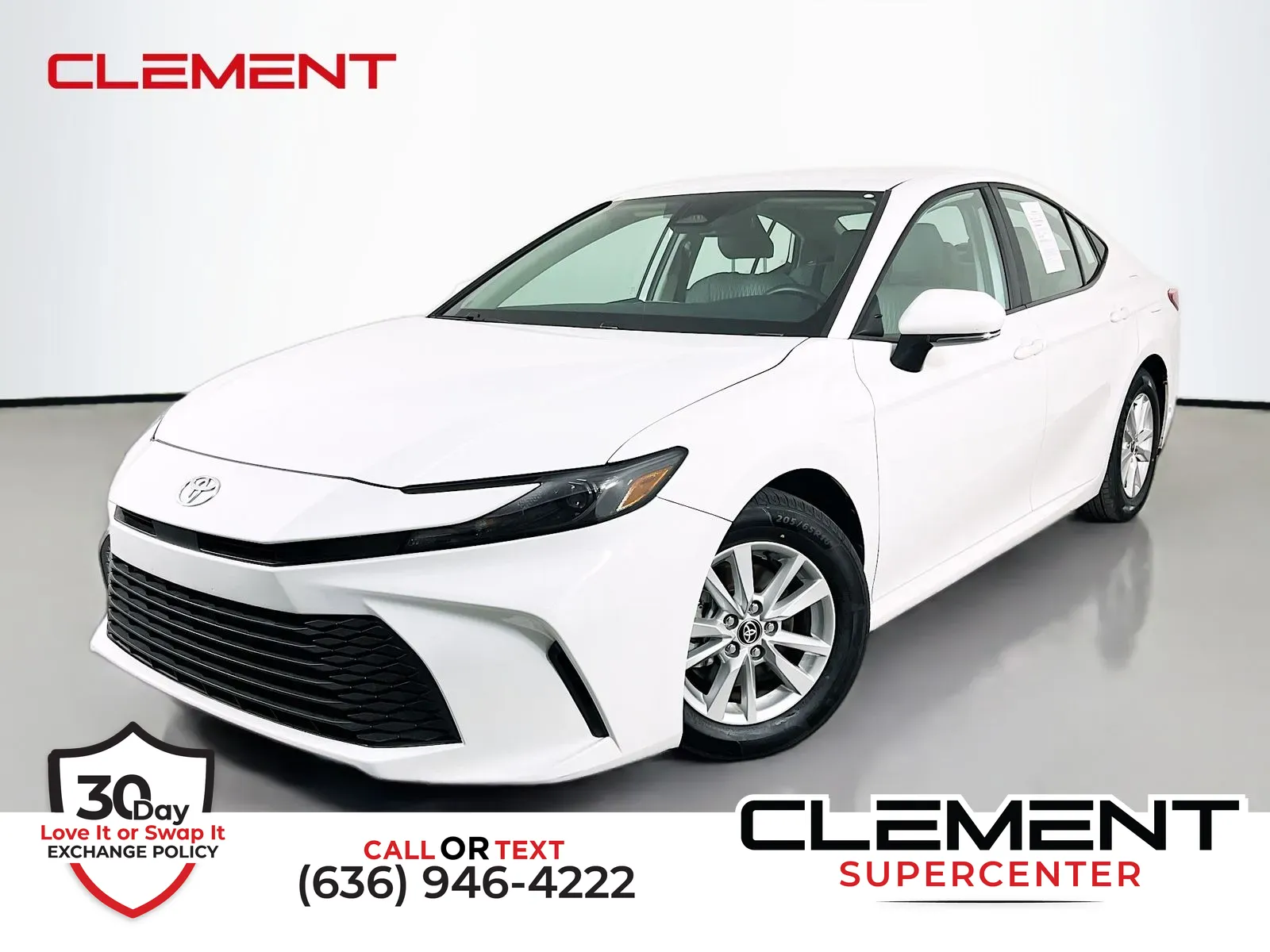 White 2025 Toyota Camry LE for sale in Florissant, MO