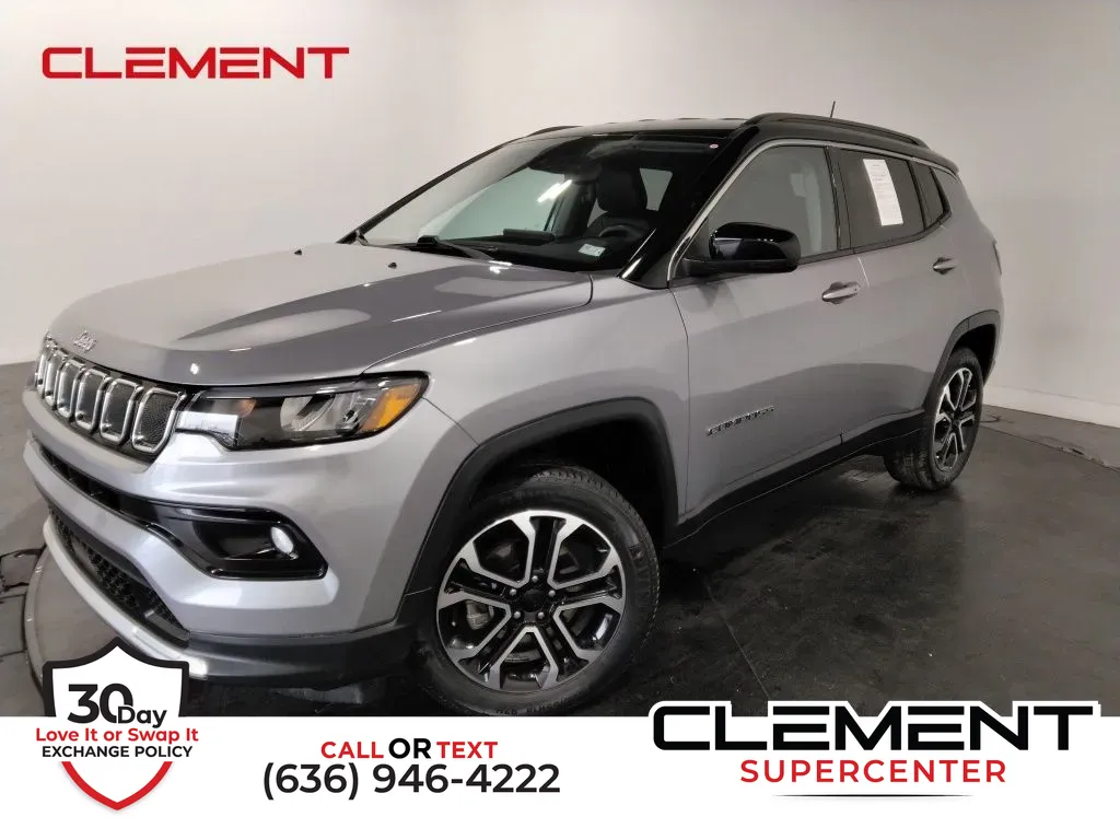 Silver 2022 Jeep Compass Limited for sale in Florissant, MO