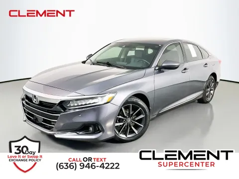 Silver 2021 Honda Accord EX-L for sale in Florissant, MO