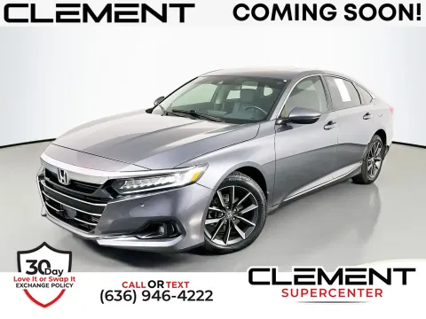 Silver 2021 Honda Accord EX-L for sale in Florissant, MO
