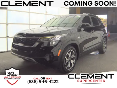 Black 2021 Kia Seltos EX for sale in Florissant, MO