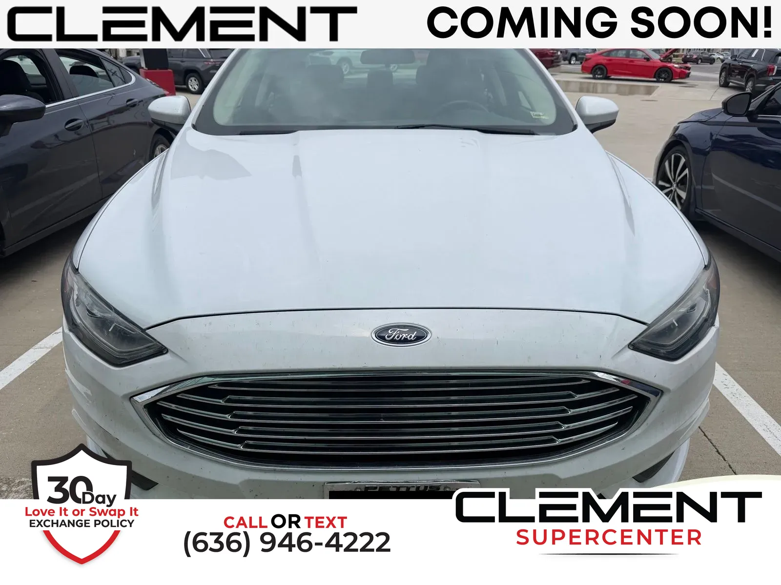 White 2018 Ford Fusion SE for sale in Florissant, MO