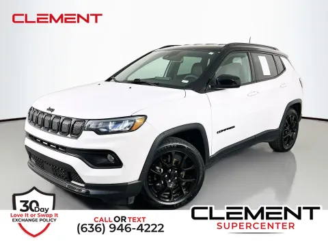 White 2022 Jeep Compass Latitude for sale in Florissant, MO