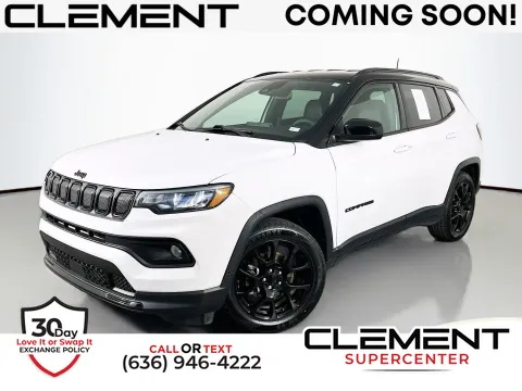 White 2022 Jeep Compass Latitude for sale in Florissant, MO