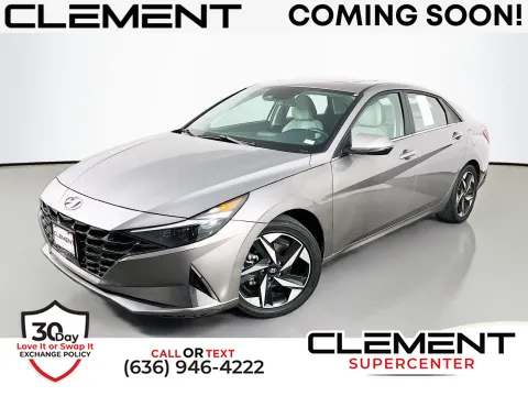 Silver 2023 Hyundai Elantra Hybrid Limited for sale in Florissant, MO