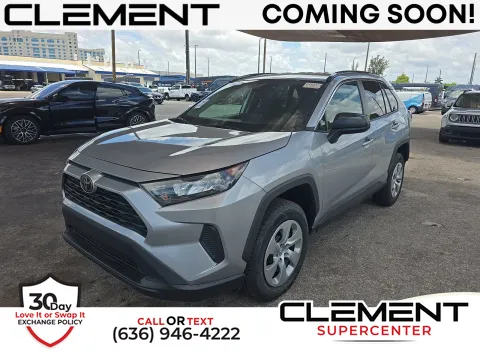 Silver 2021 Toyota RAV4 LE for sale in Florissant, MO