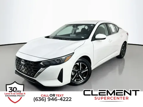 White 2024 Nissan Sentra SV for sale in Florissant, MO