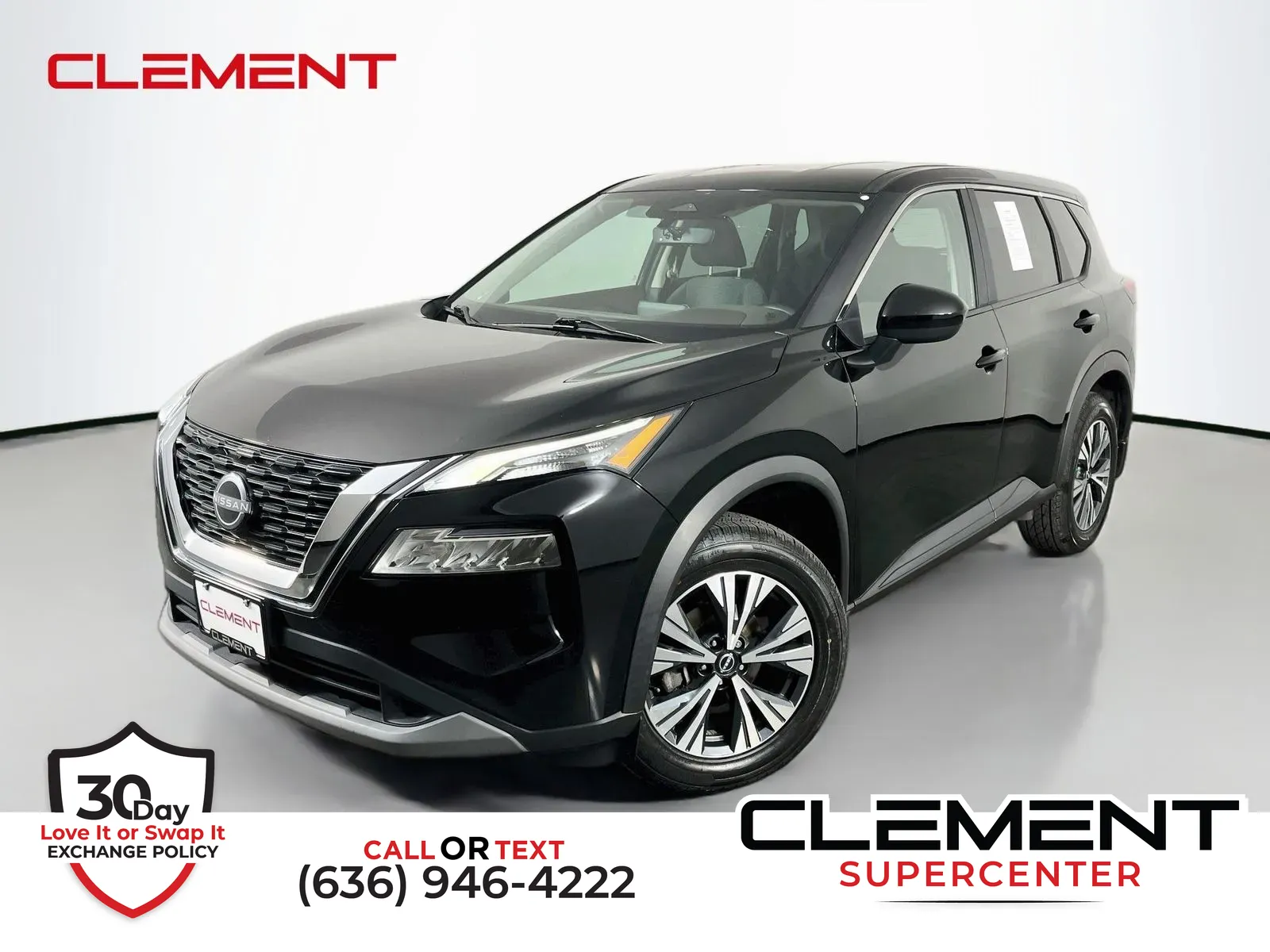 Black 2023 Nissan Rogue SV for sale in Florissant, MO