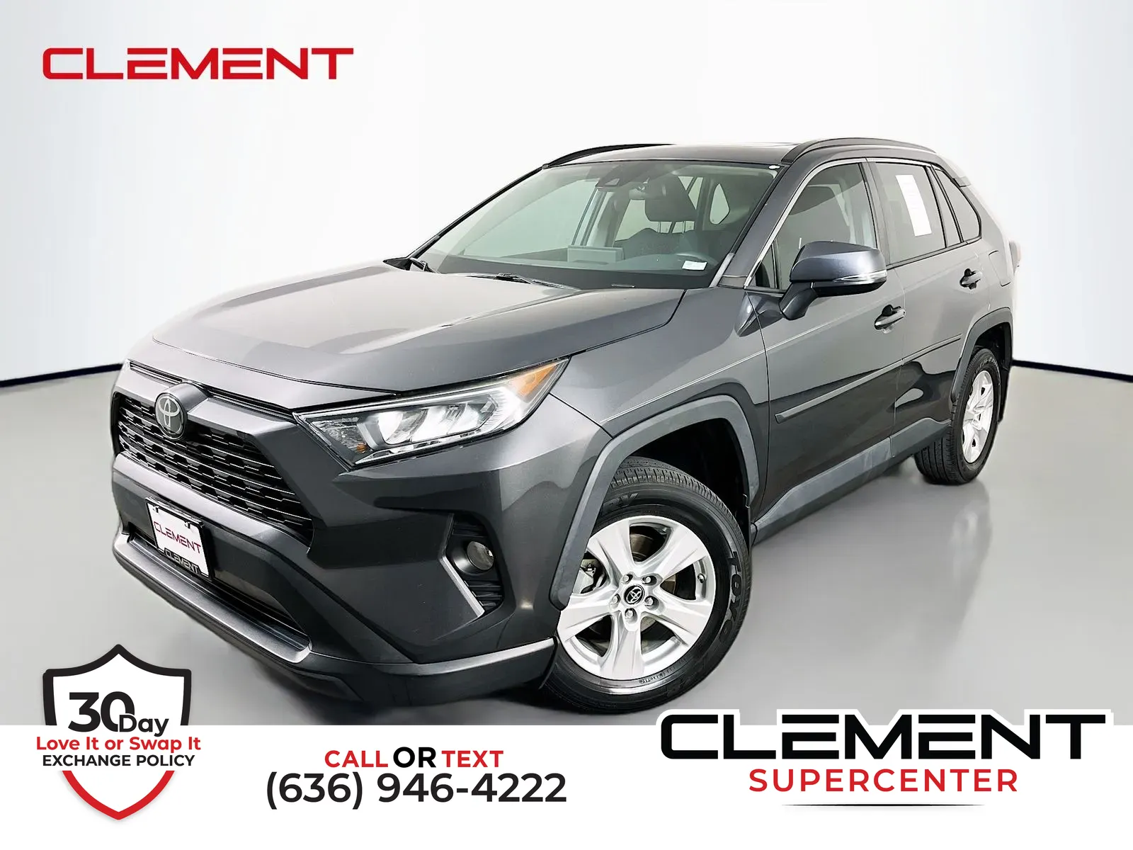 Gray 2019 Toyota RAV4 XLE for sale in Florissant, MO