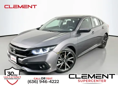 Gray 2019 Honda Civic Sport for sale in Florissant, MO