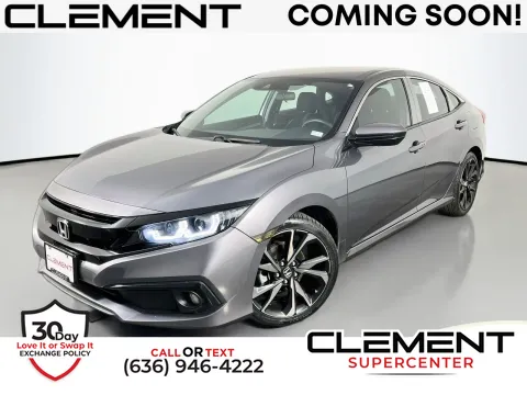 Gray 2019 Honda Civic Sport for sale in Florissant, MO