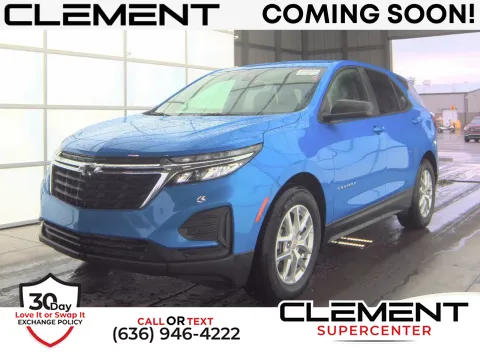 Blue 2024 Chevrolet Equinox LS for sale in Florissant, MO