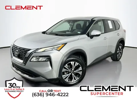 Silver 2021 Nissan Rogue SV for sale in Florissant, MO