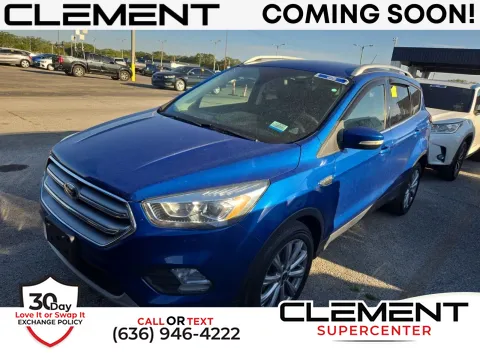 Blue 2017 Ford Escape Titanium for sale in Florissant, MO