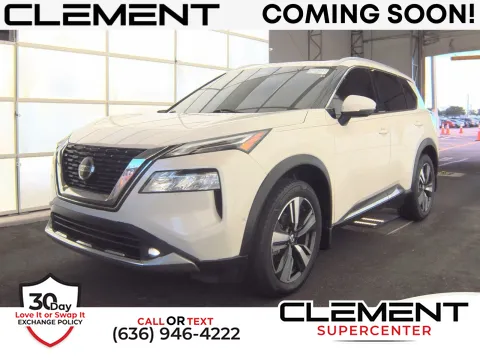 White 2021 Nissan Rogue Platinum for sale in Florissant, MO