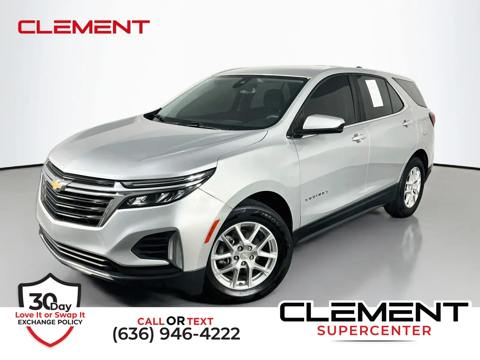 Silver 2022 Chevrolet Equinox LT for sale in Florissant, MO