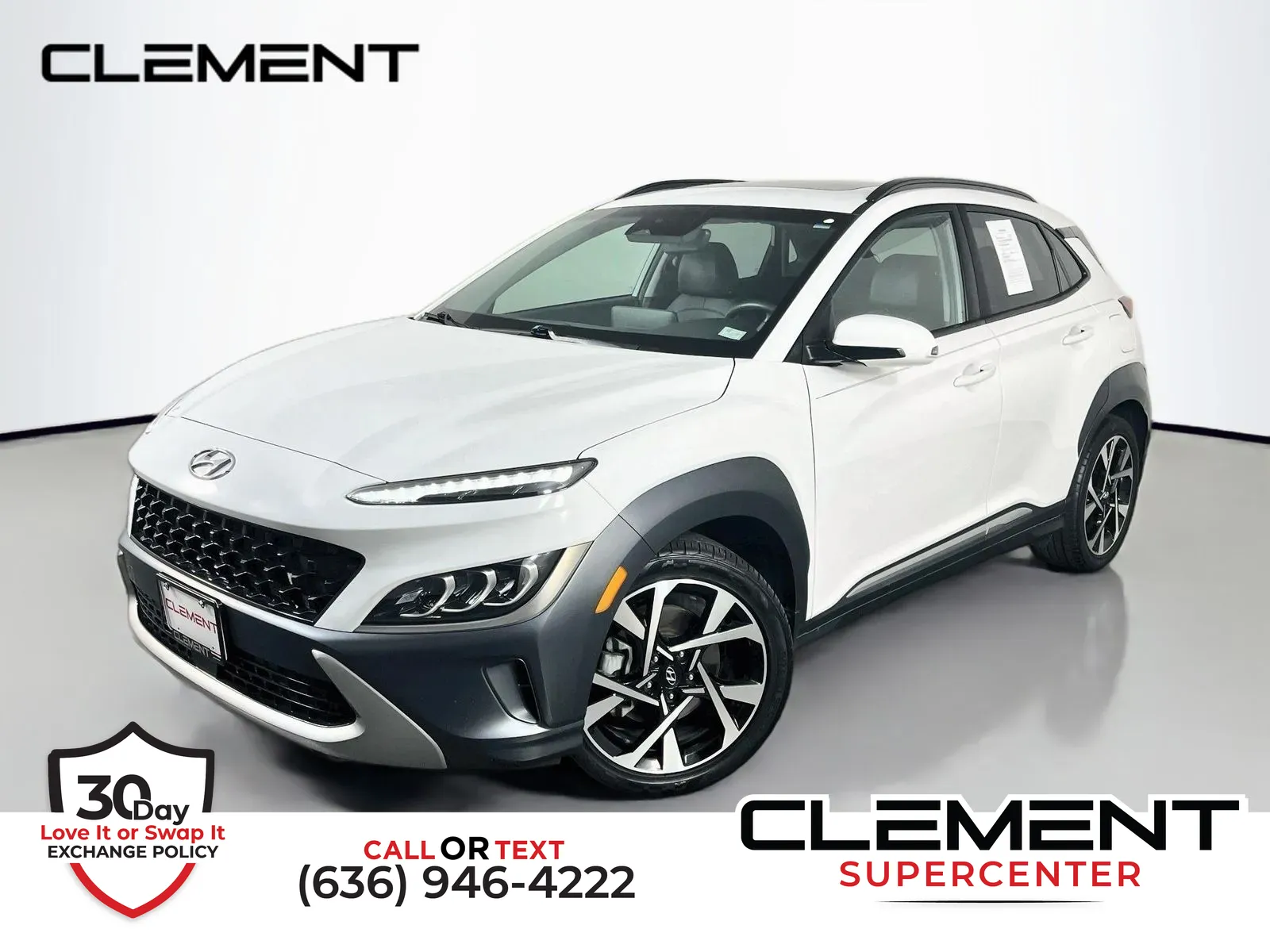 White 2022 Hyundai Kona Limited for sale in Florissant, MO