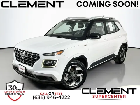 White 2023 Hyundai Venue Limited for sale in Florissant, MO