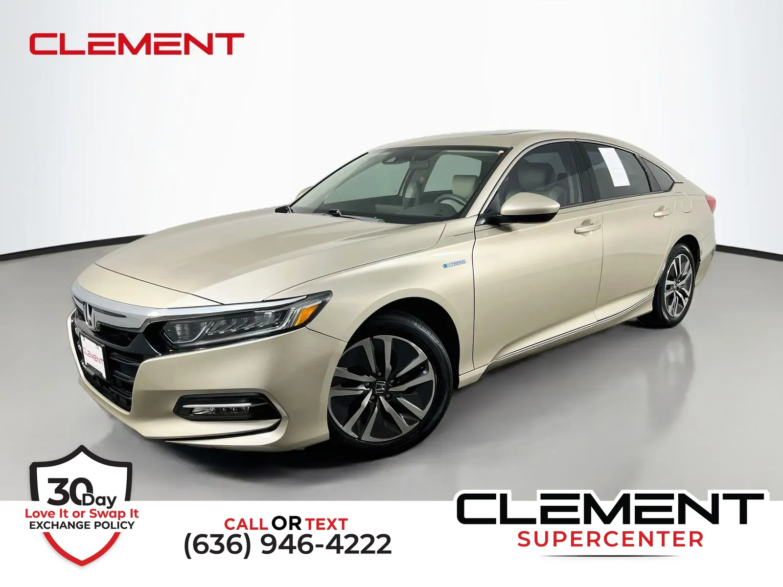 Beige 2019 Honda Accord Hybrid EX for sale in Florissant, MO