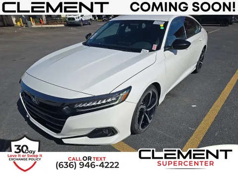 White 2022 Honda Accord Sport for sale in Florissant, MO
