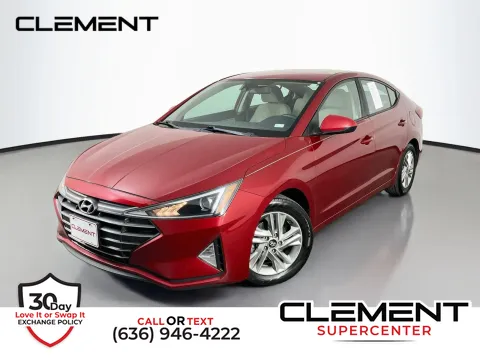 Red 2019 Hyundai Elantra SEL for sale in Florissant, MO