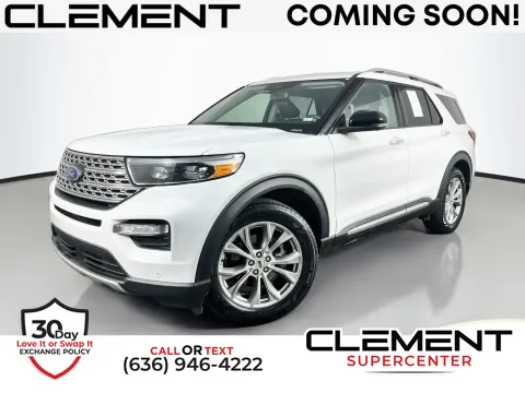 White 2023 Ford Explorer Limited for sale in Florissant, MO