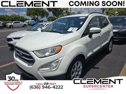 White 2019 Ford EcoSport SE for sale in Florissant, MO