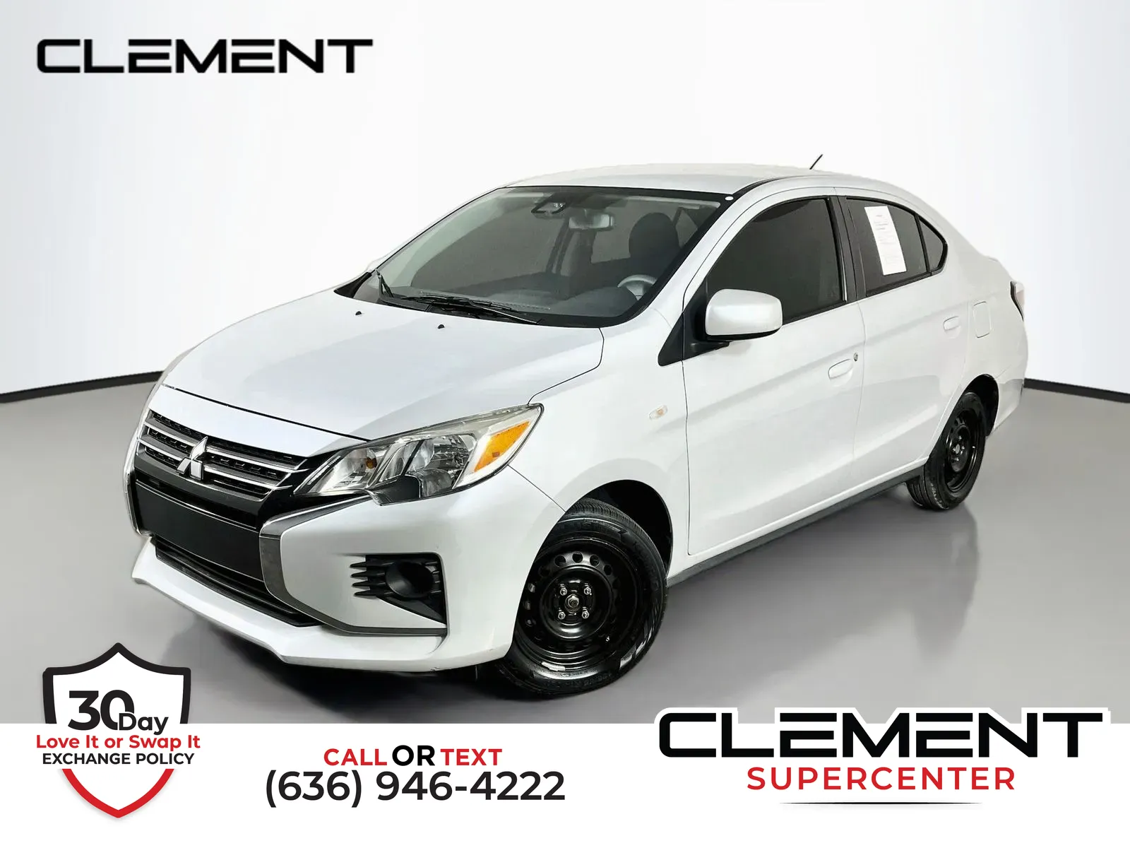 White 2024 Mitsubishi Mirage G4 ES for sale in Florissant, MO