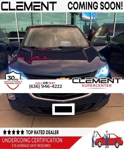 Blue 2019 Chevrolet Equinox LT for sale in Florissant, MO