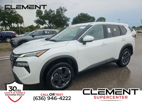 White 2025 Nissan Rogue SV for sale in Florissant, MO