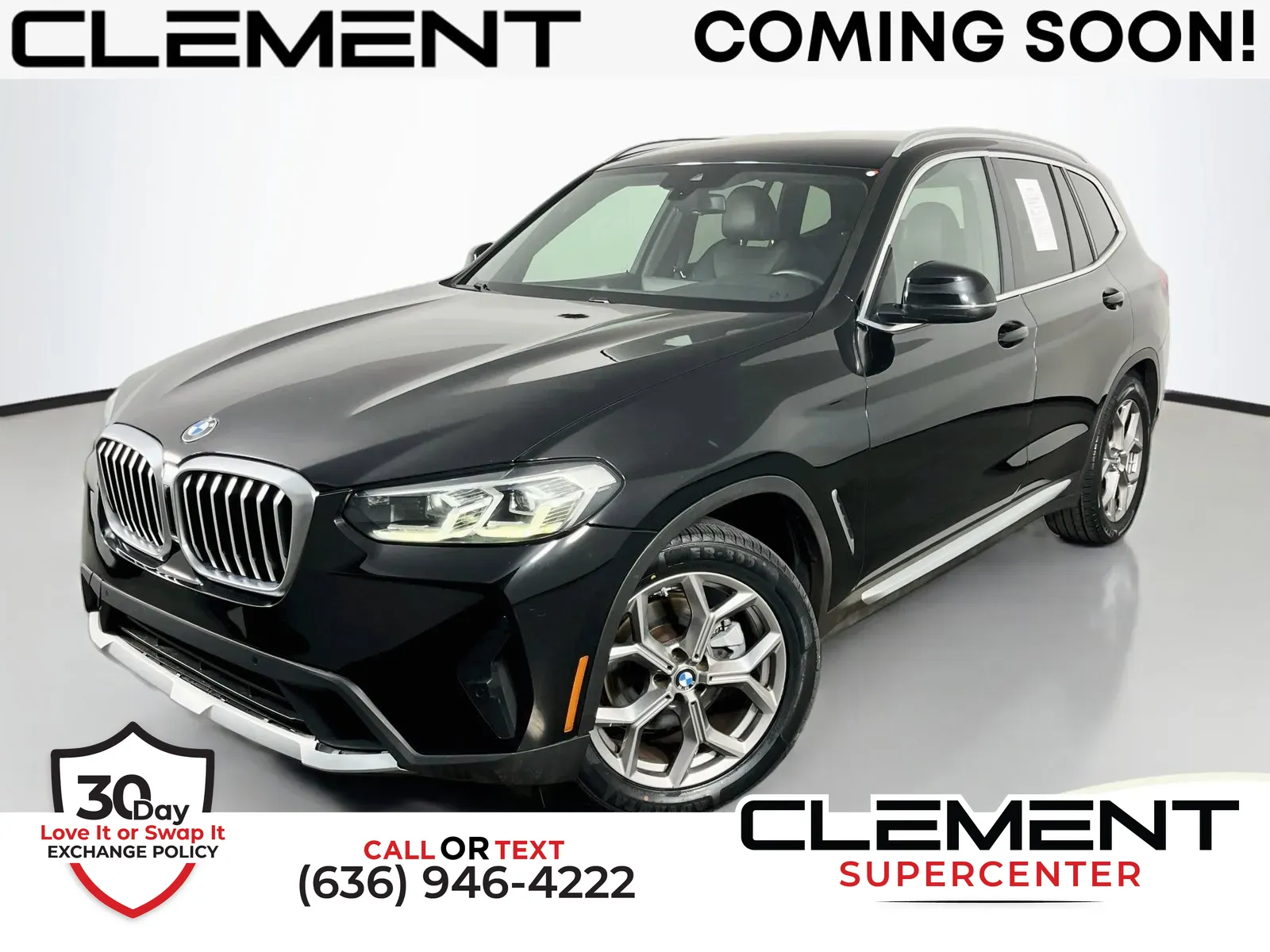 Black 2022 BMW X3 xDrive30i for sale in Florissant, MO