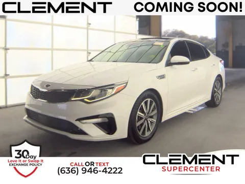 White 2020 Kia Optima EX Premium for sale in Florissant, MO