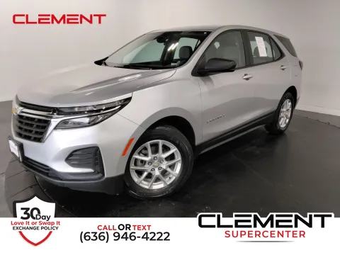 Silver 2022 Chevrolet Equinox LS for sale in Florissant, MO