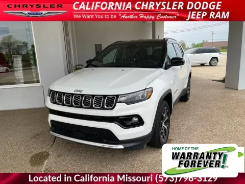 White 2024 Jeep Compass Limited for sale in California, MO
